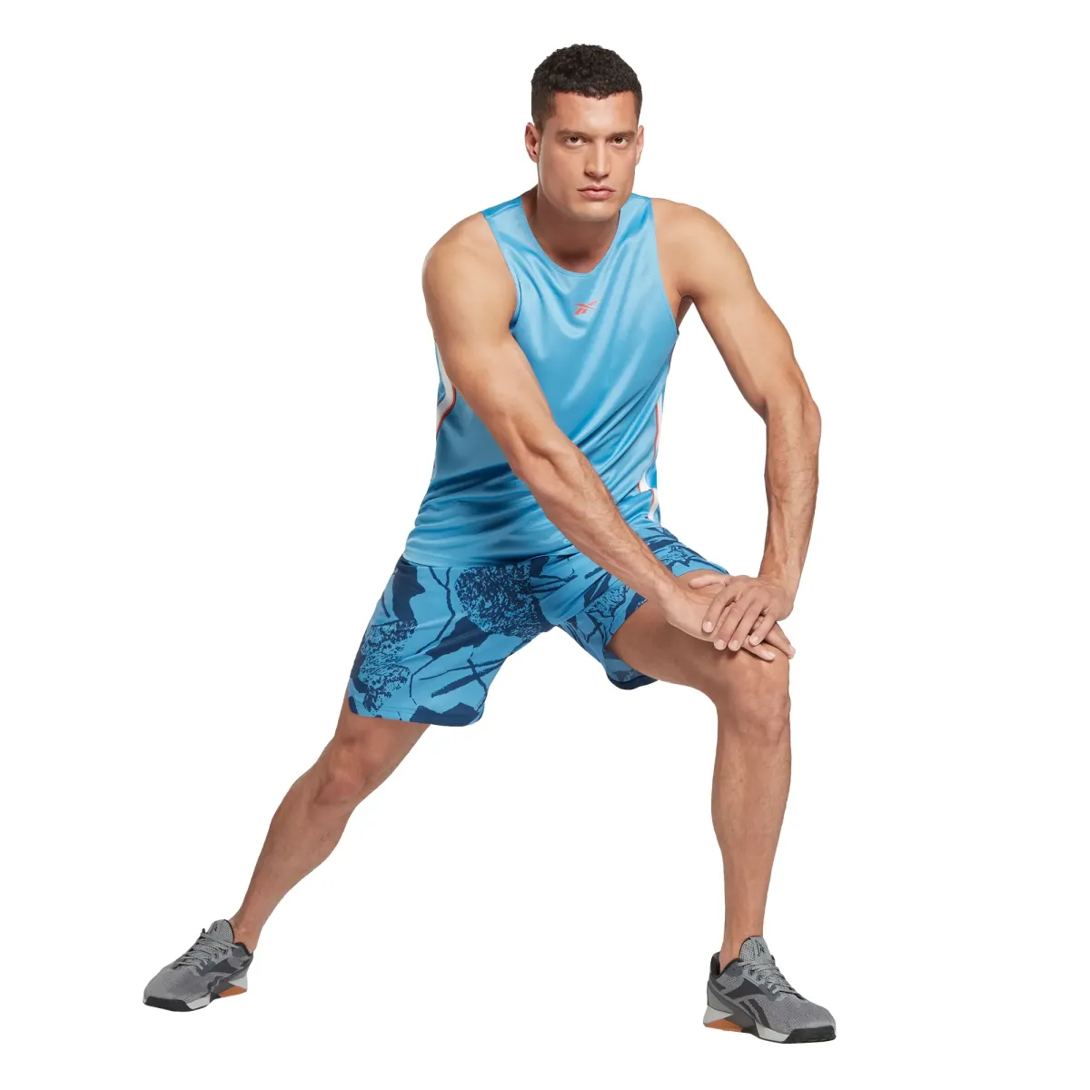 Plavi muški šorts za fitnes