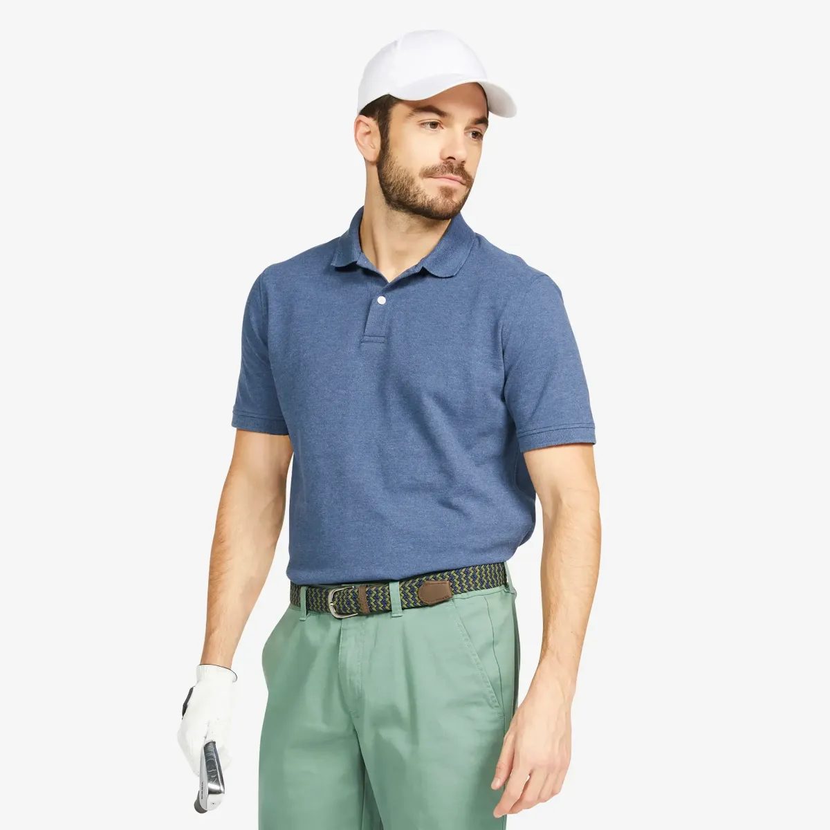 POLO MAJICA MW500 MUŠKA PLAVA