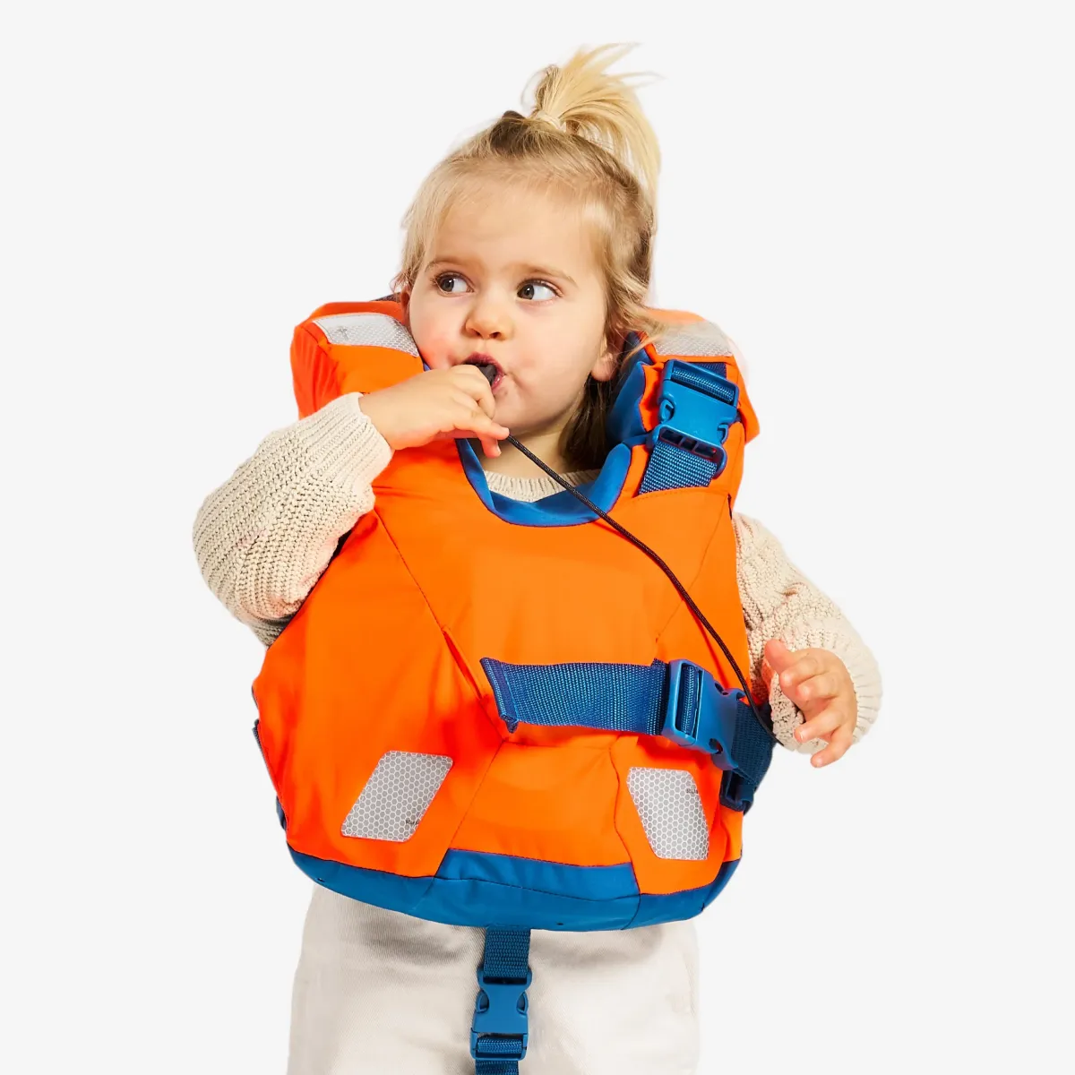Prsluk za spasavanje LJ100N easy za bebe i malu decu 10-15 kg narandžasto/plavi