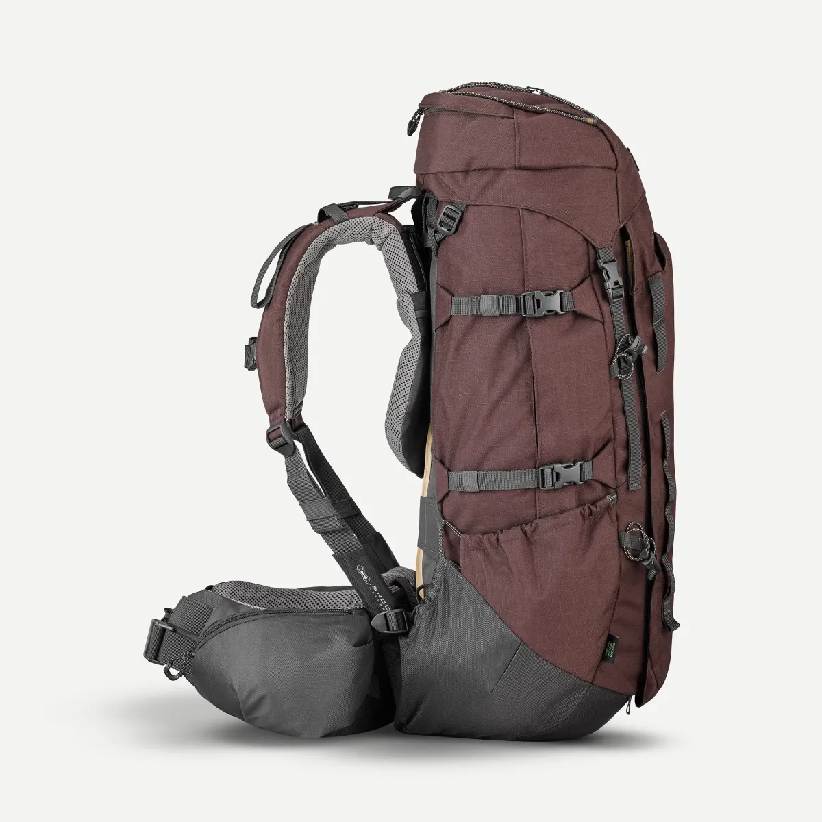 Ranac za treking MT900 Symbium (60 + 10 L) ženski - bordo