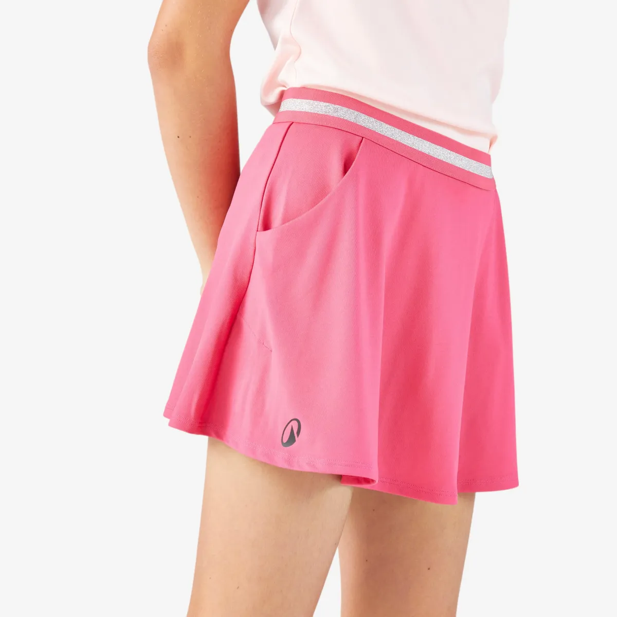 Roze suknja za tenis za devojčice DRY