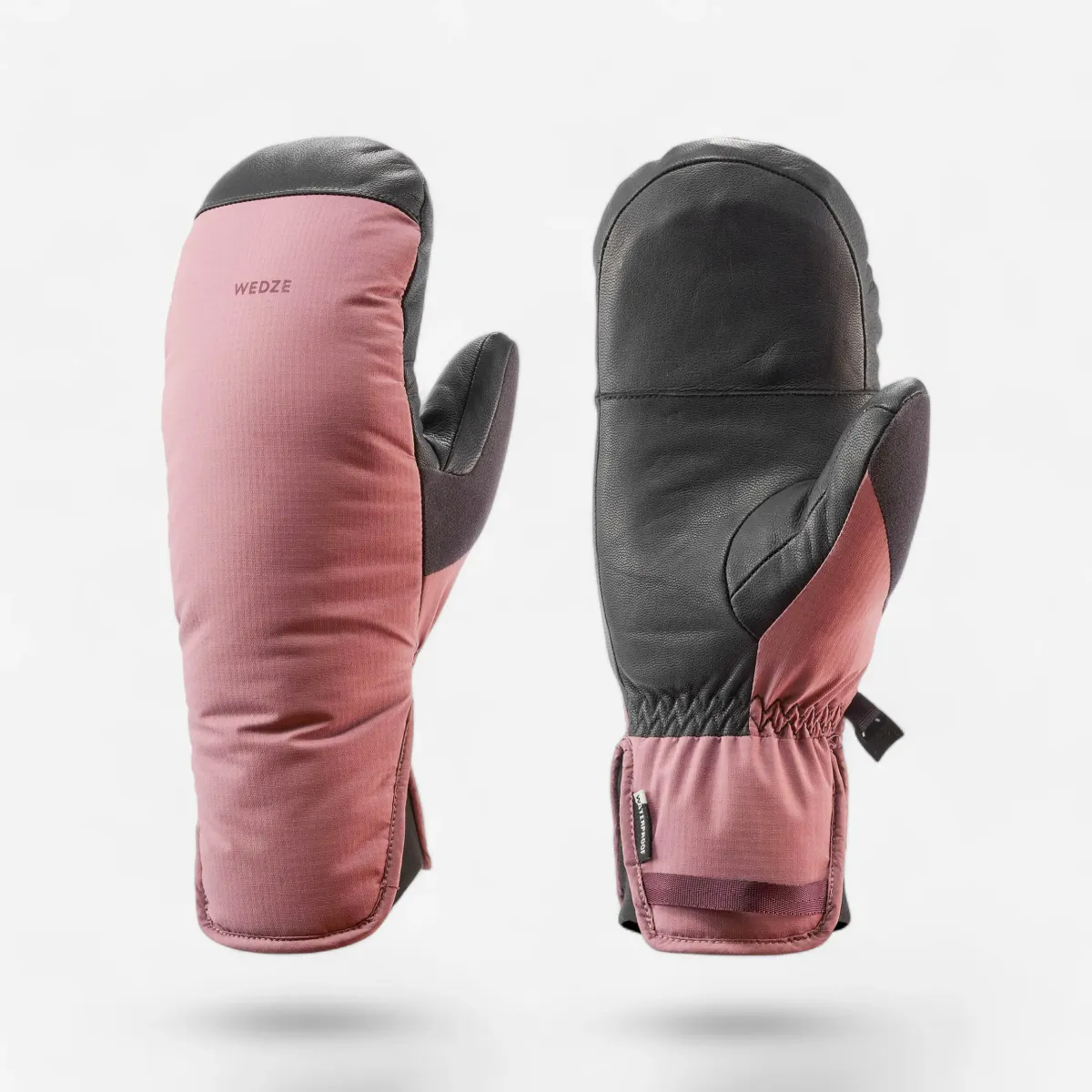 Roze tople rukavice za skijanje za odrasle SKI500