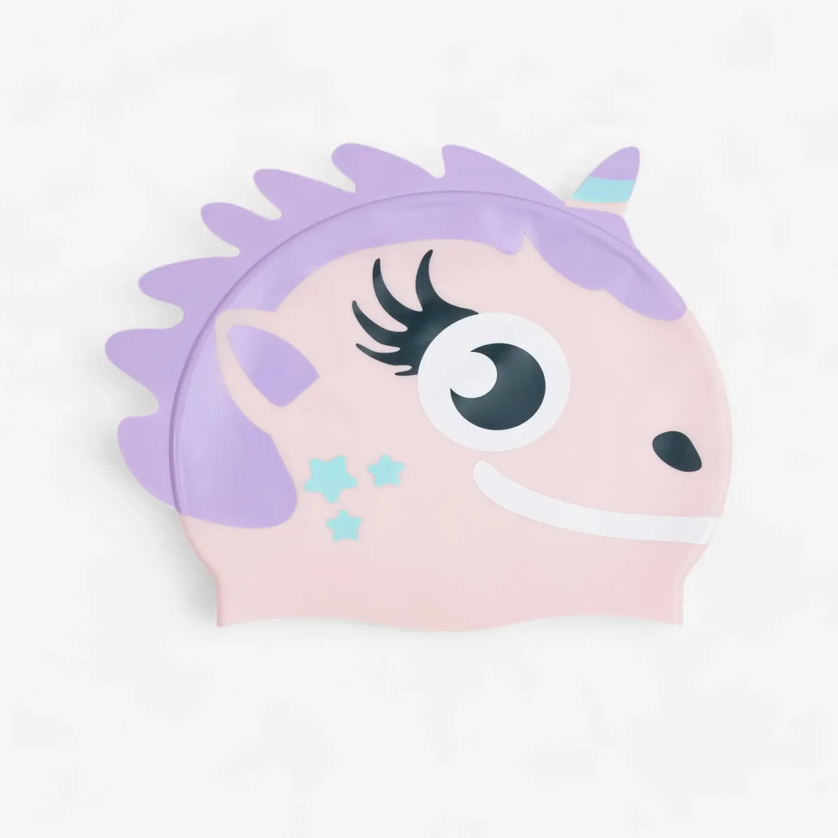 Roze/svetloljubičasta silikonska kapa za plivanje Form – jedna veličina