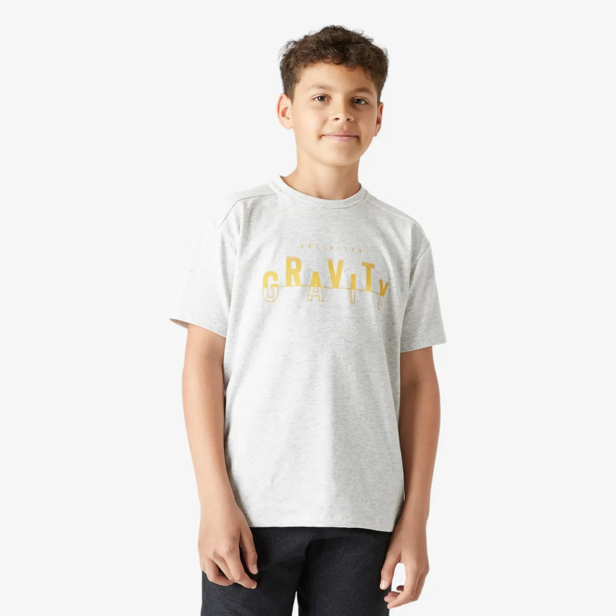 Siva majica kratkih rukava 500