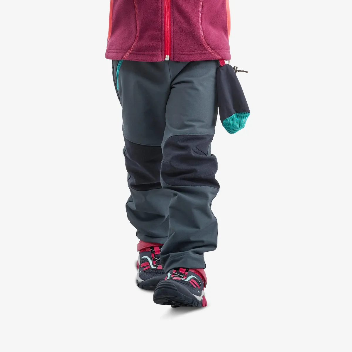 Sive dečje pantalone za planinarenje MH550 (od 2 do 6 godina)