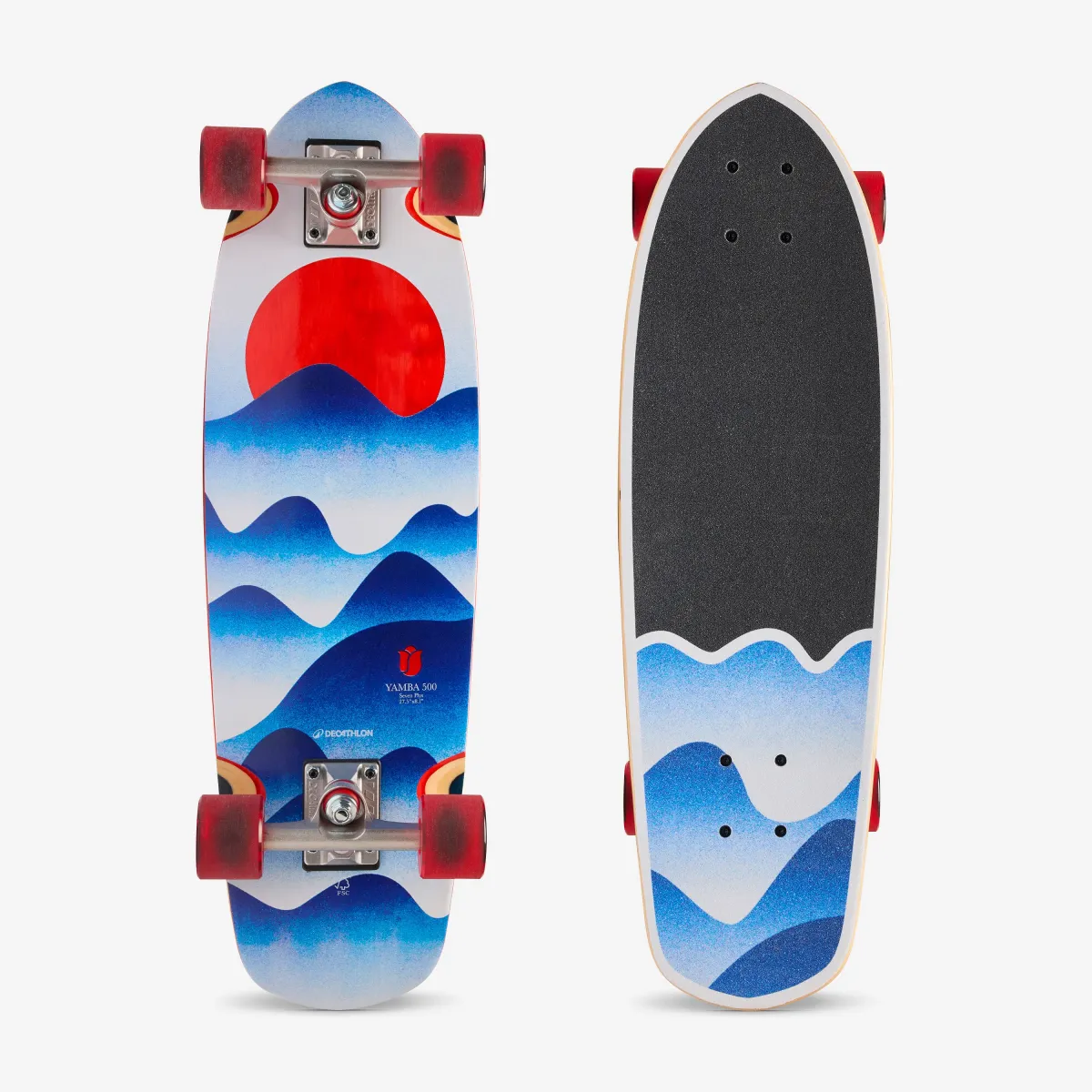 Skejtbord CRUISER YAMBA 500 RISING SUN