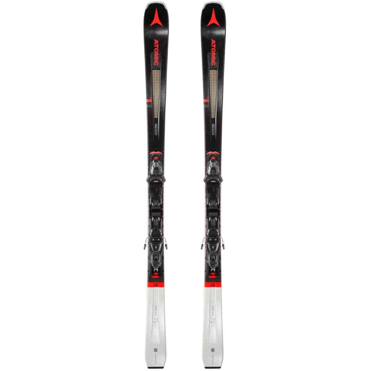 SKIJE ATOMIC VANTAGE 75 C SA VEZOVIMA MUŠKE ZA STAZE - CRVENE I CRNE