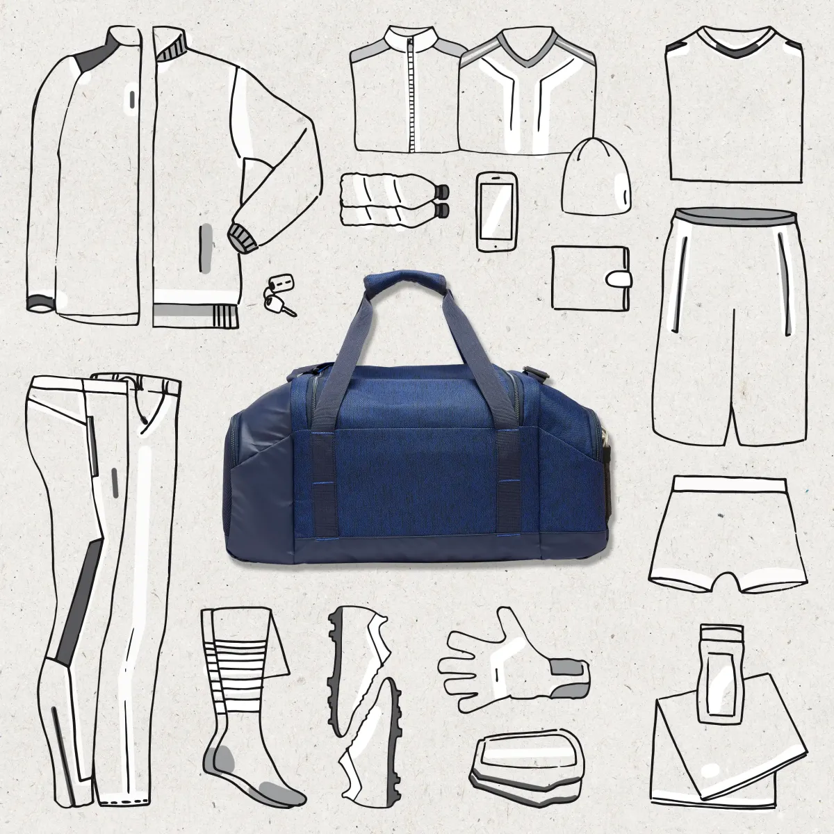 SPORTSKA TORBA ACADEMIC 55 L - CRNA