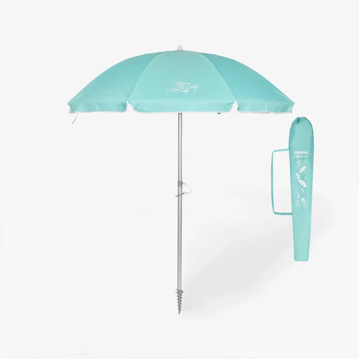 Suncobran za plažu 200 cm 