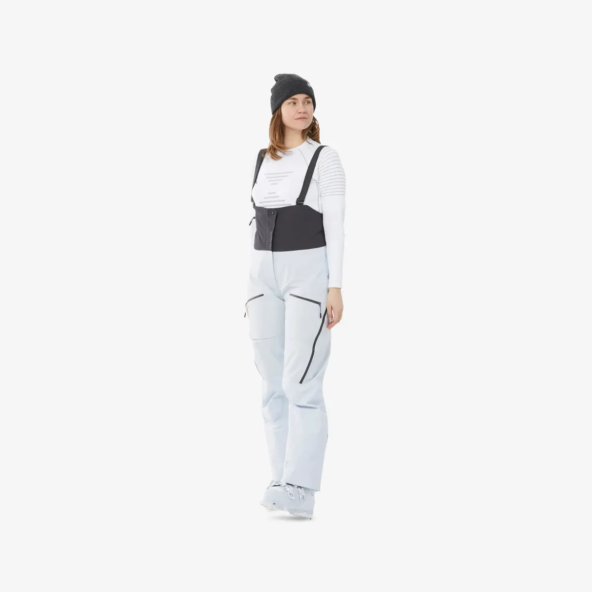 Svetloplave ženske pantalone za skijanje FR900