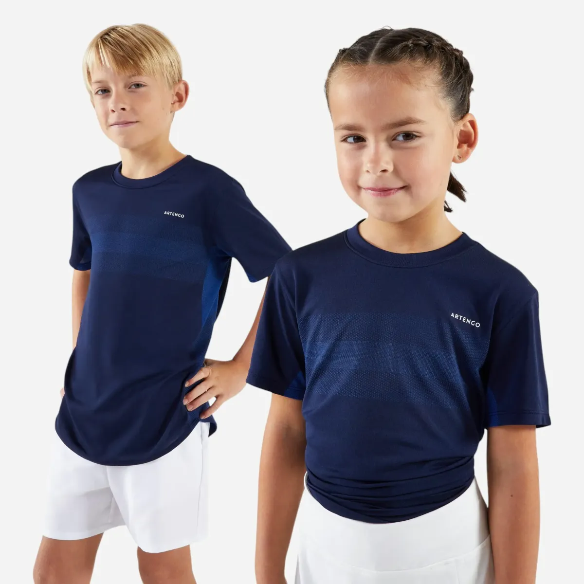 Tamnoplava dečja majica za tenis LIGHT