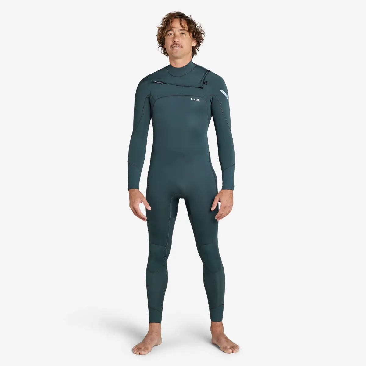 Tamnozeleno muško odelo za surfovanje SURF 900