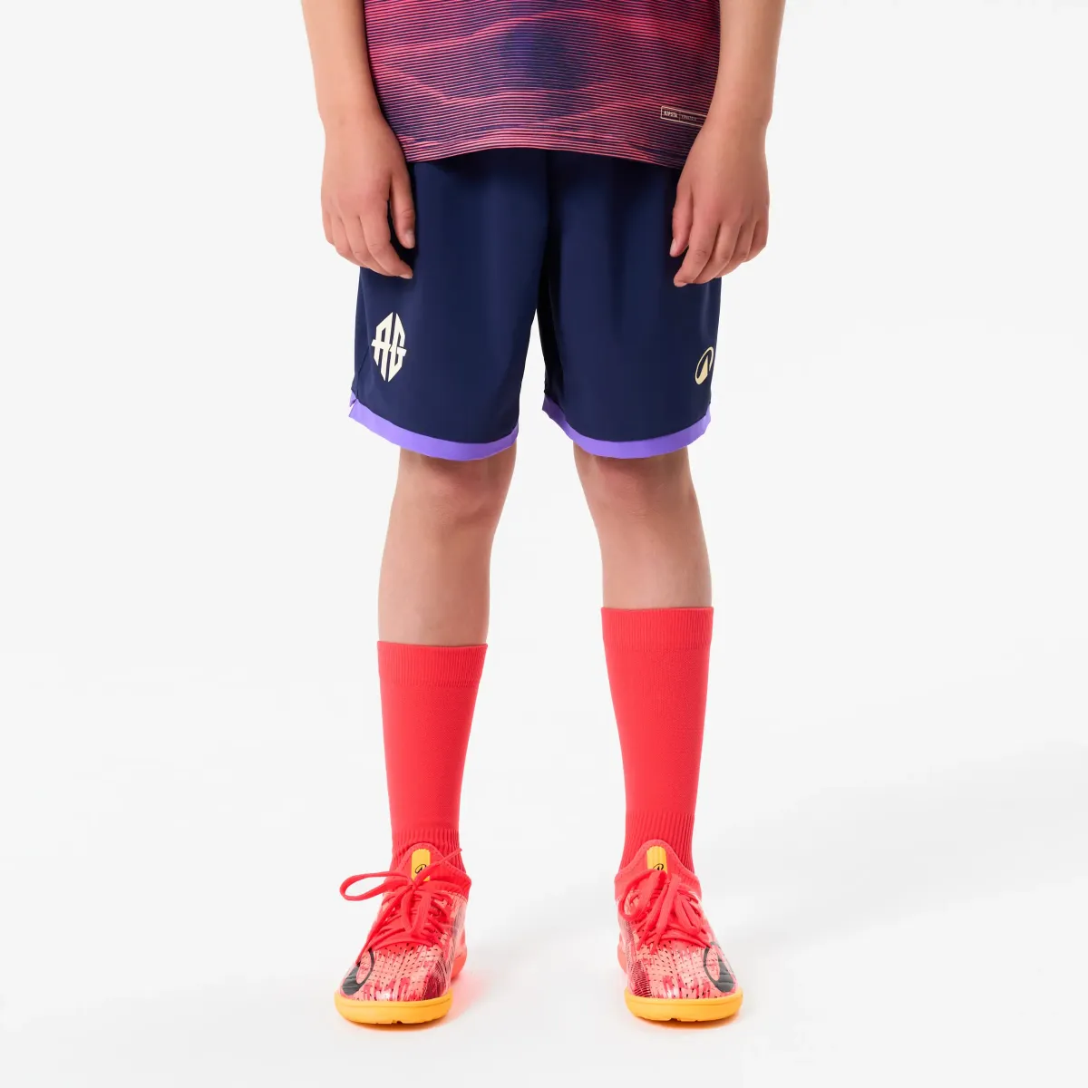 Teget-ljubičasti dečji šorts za fudbal VIRALTO II "AG" ANTOINE GRIEZMANN