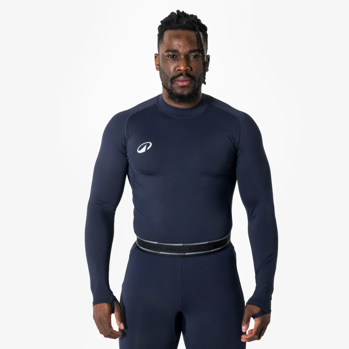 Teget plava univerzalna termo podmajica dugih rukava za fudbal KEEPDRY CLUB