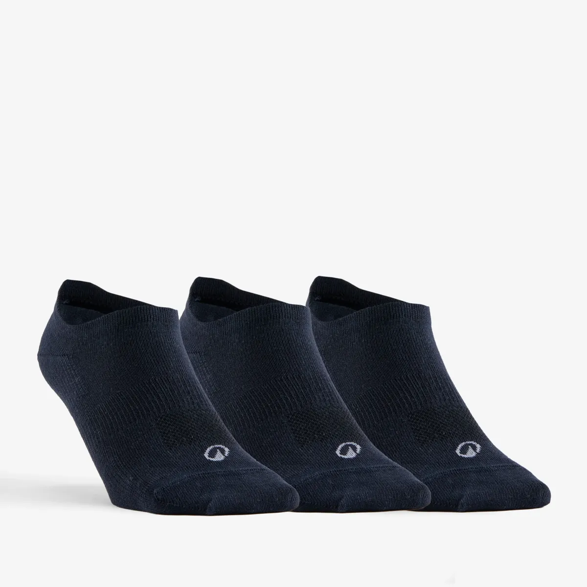Teget plitke čarape za tenis RS 160 (3 para)