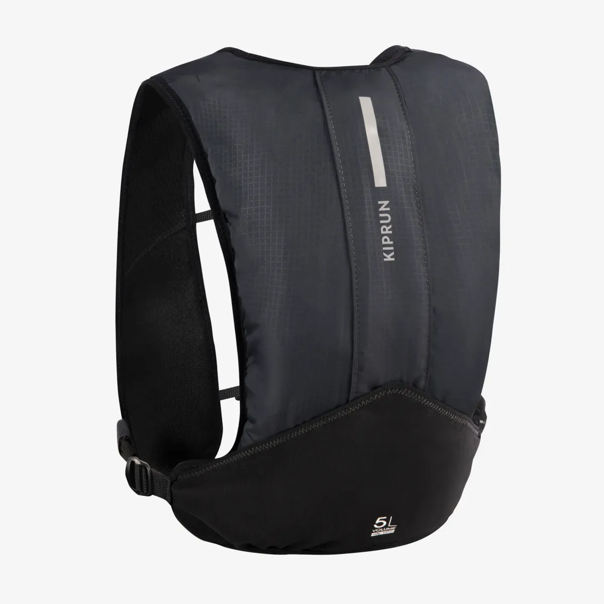 Torba za trail trčanje Kiprun 500 Essential od 5 L + 1 L mehur za vodu - crna