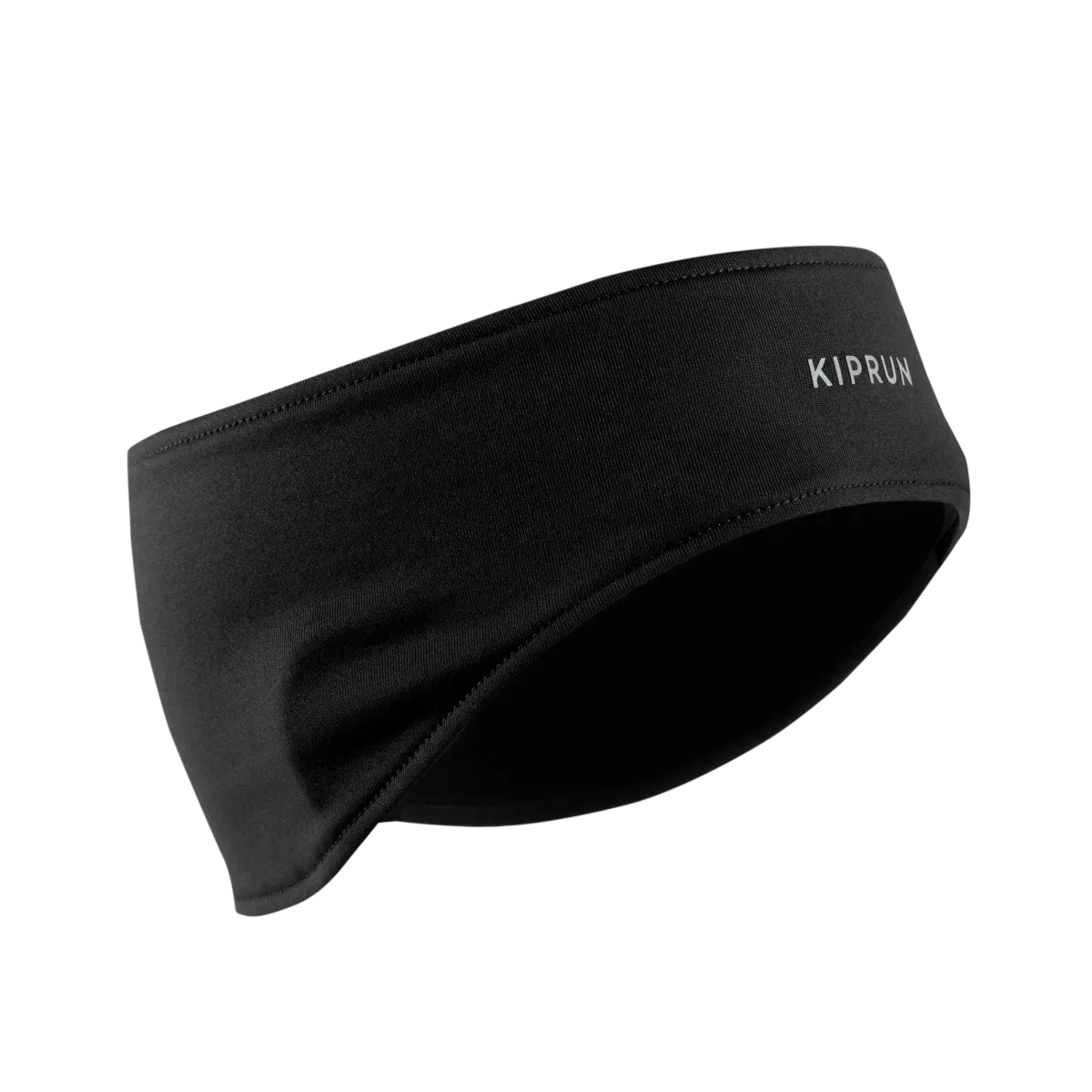 TRAKA ZA GLAVU ZA TRČANJE KIPRUN UNISEX TOPLA - CRNA