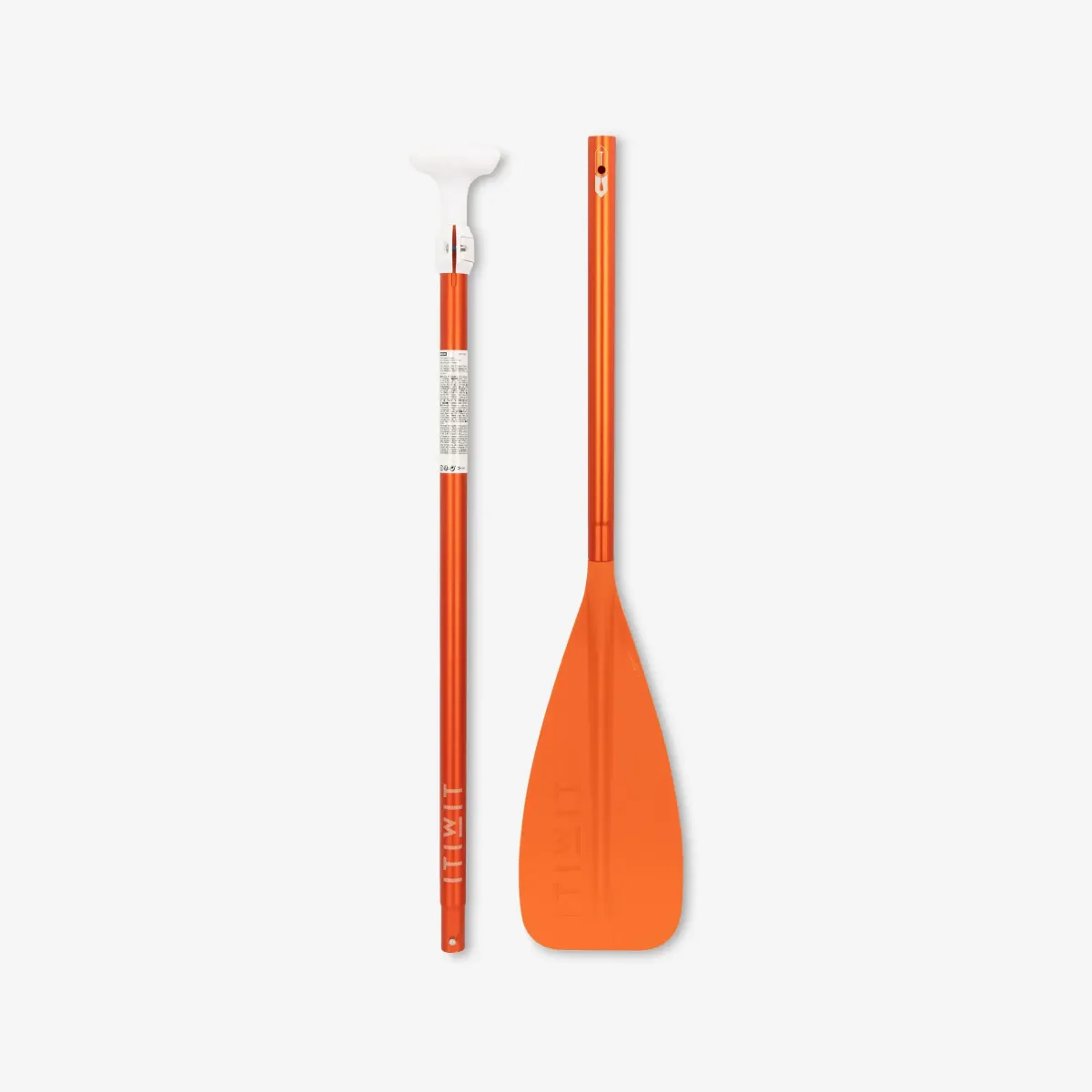 VESLO ZA SUP 170–220 cm SKLOPIVO 3-DELNO PODESIVO - NARANDŽASTO
