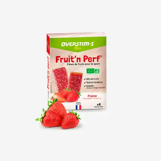 VOĆNI ŽELE OVERSTIMS ORGANSKI 4 x 25 g - JAGODA