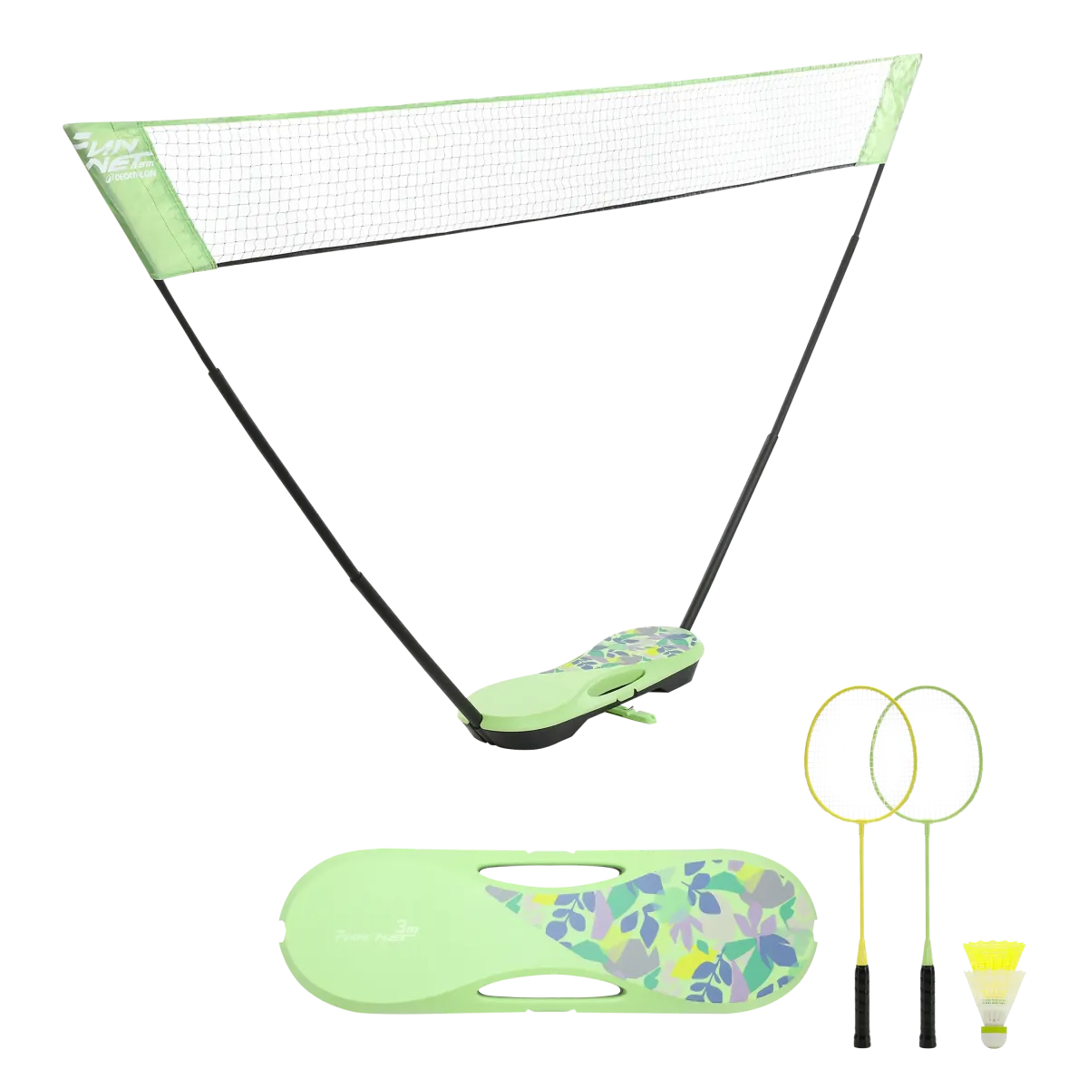 Zelena mreža za badminton FUN SET 3 m
