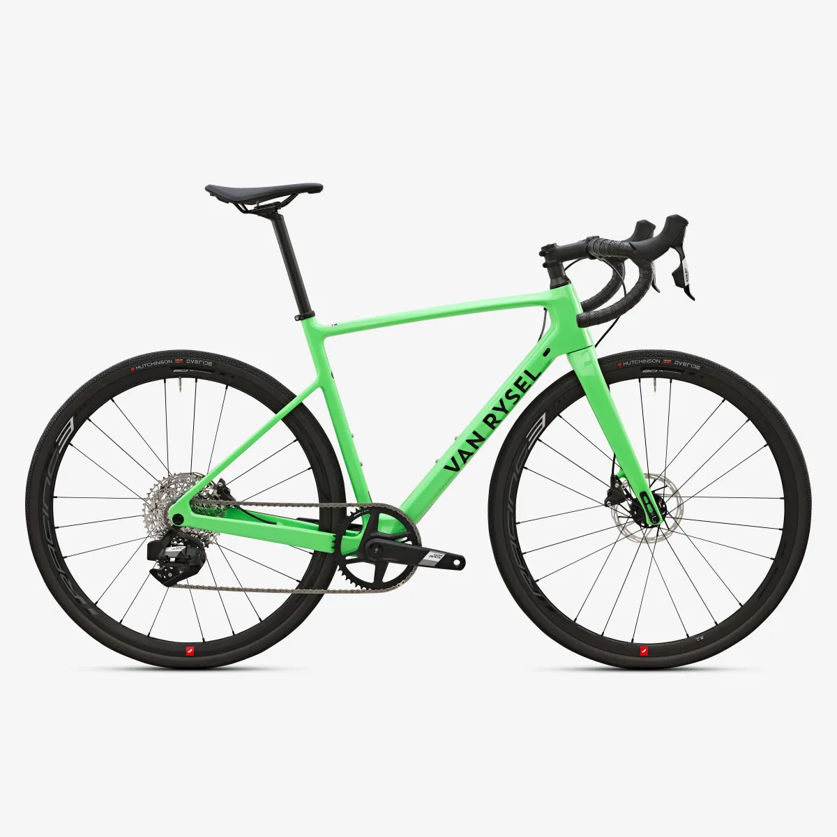 Zeleni drumski bicikl ENDURANCE ALLROAD SRAM APEX AXS 1x12V, NCR CF LE