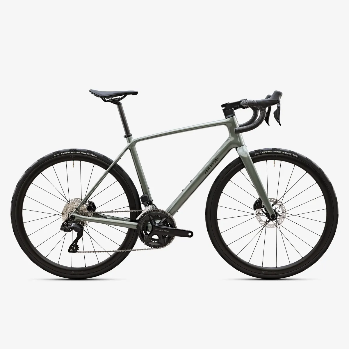 Zeleni drumski bicikl ENDURANCE SHIMANO 105 Di2, EDR CF ULTRA