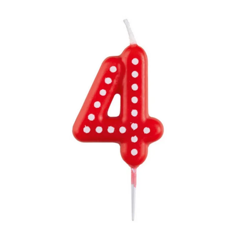 AMSCAN SVECICA BROJ 4 DOTS