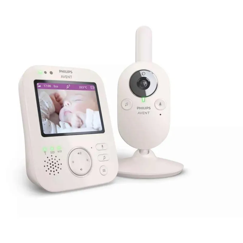 AVENT BEBI ALARM VIDEO MONITOR SILK WHITE
