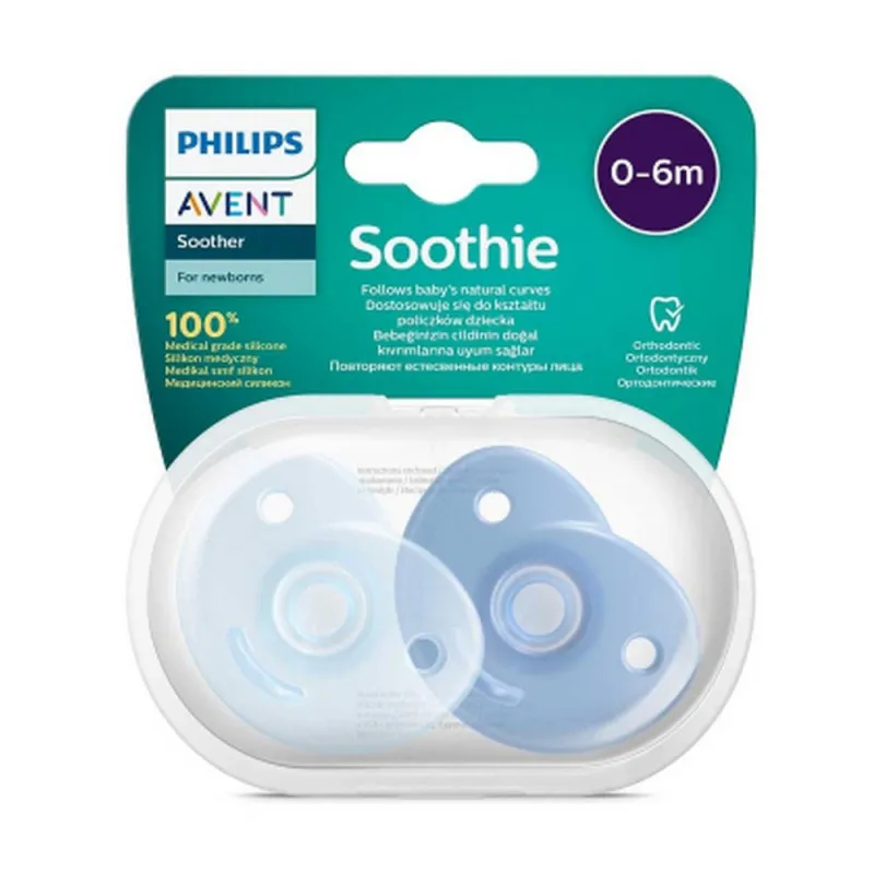AVENT VARALICA SOOTHIE 0-6M (2KOM) DECACI