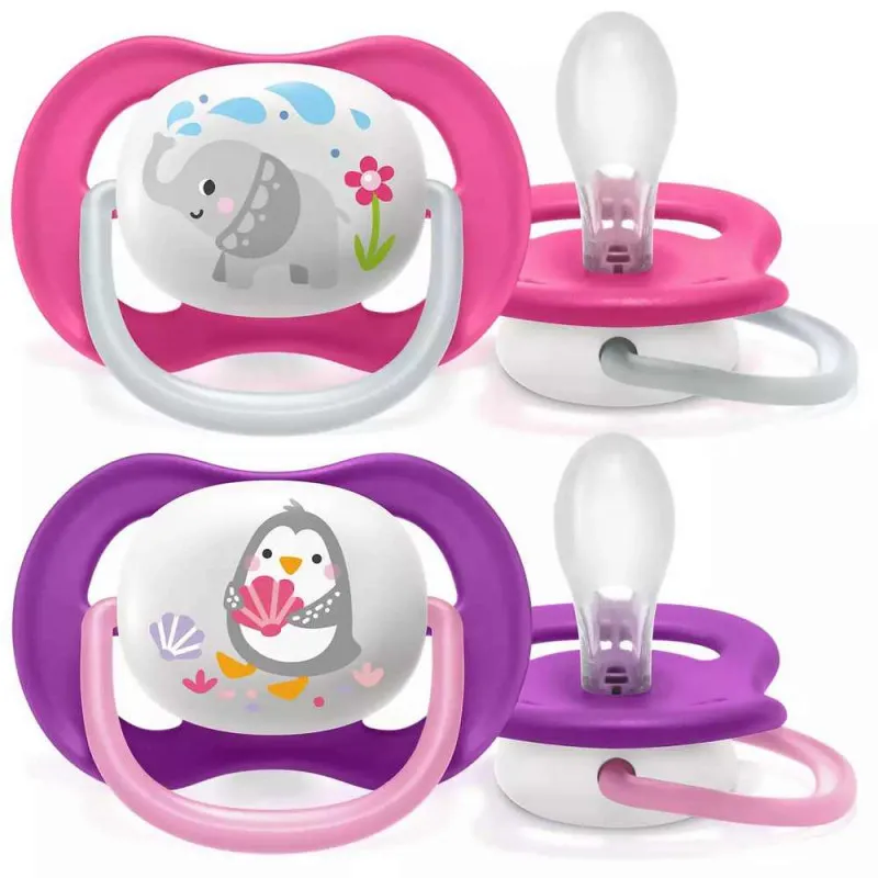 AVENT VARALICA STHR ORTHOD 6-18M ELEP-PENG 2KOM ZA DEVOJCICE