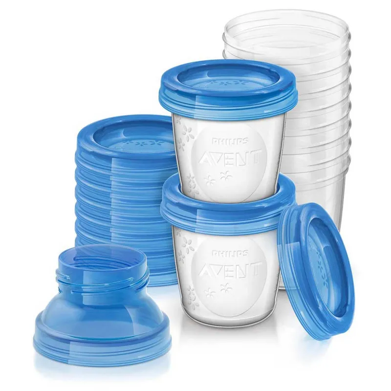 AVENT VIA SOLJE SA POKLOPCEM I ADAPTERIMA SET