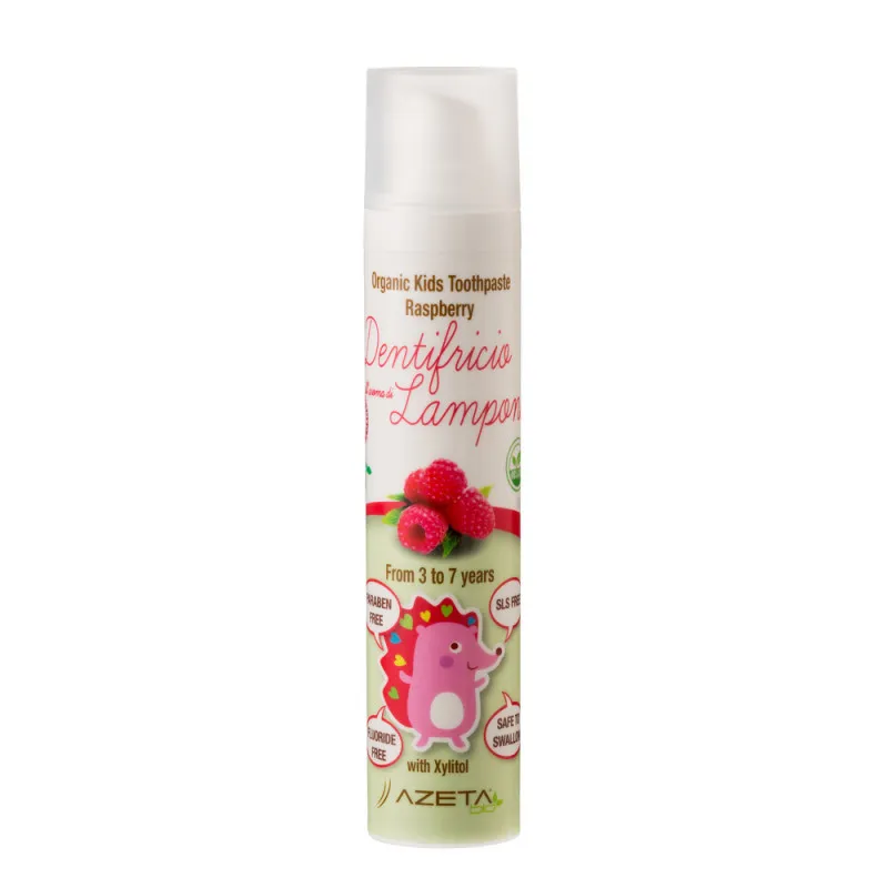 AZETA BIO ORGANSKA PASTA ZA ZUBE MALINA 50ML