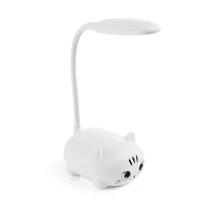 BACK2FUN LEP LAMPA KITTY WHITE