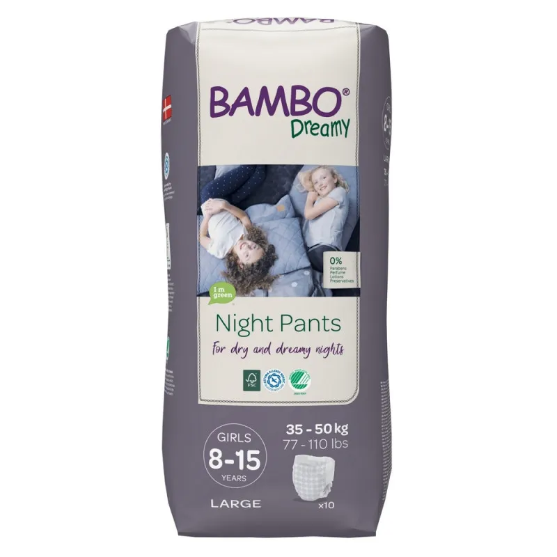 BAMBO NOCNE GACICE DREAMY DEVOJCICE 35-50KG, 10KOM