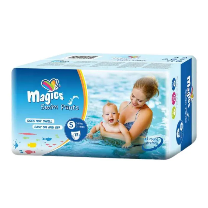 BAMBO PELENE GACICE ZA KUPANJE MAGICS S, 3-8KG, 12KOM