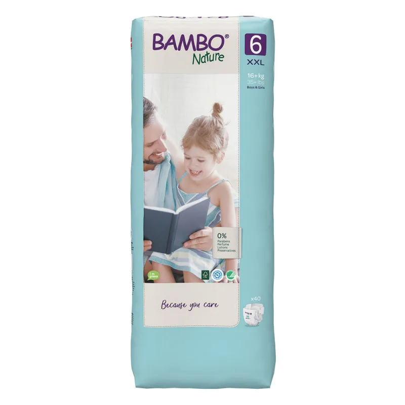 BAMBO PELENE NATURE ECO-FRIENDLY 6, 16+KG, 40KOM