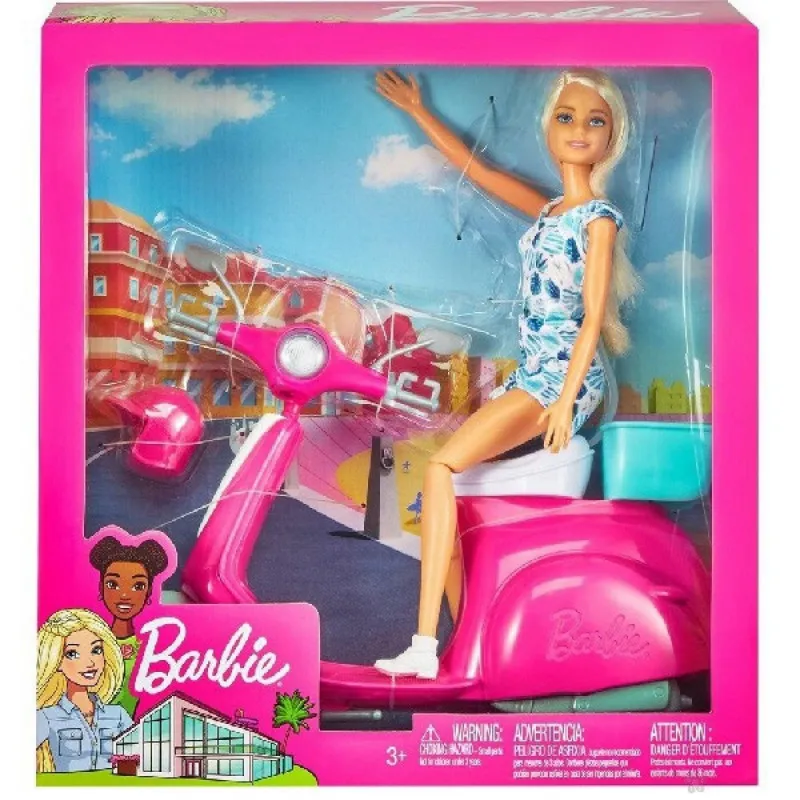 BARBIE SKUTER I LUTKA