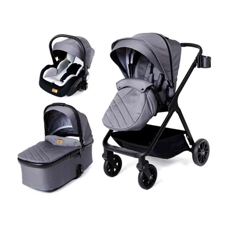 BBO KOLICA ZA BEBE 3U1 (A5) MAMAMIA - GREY