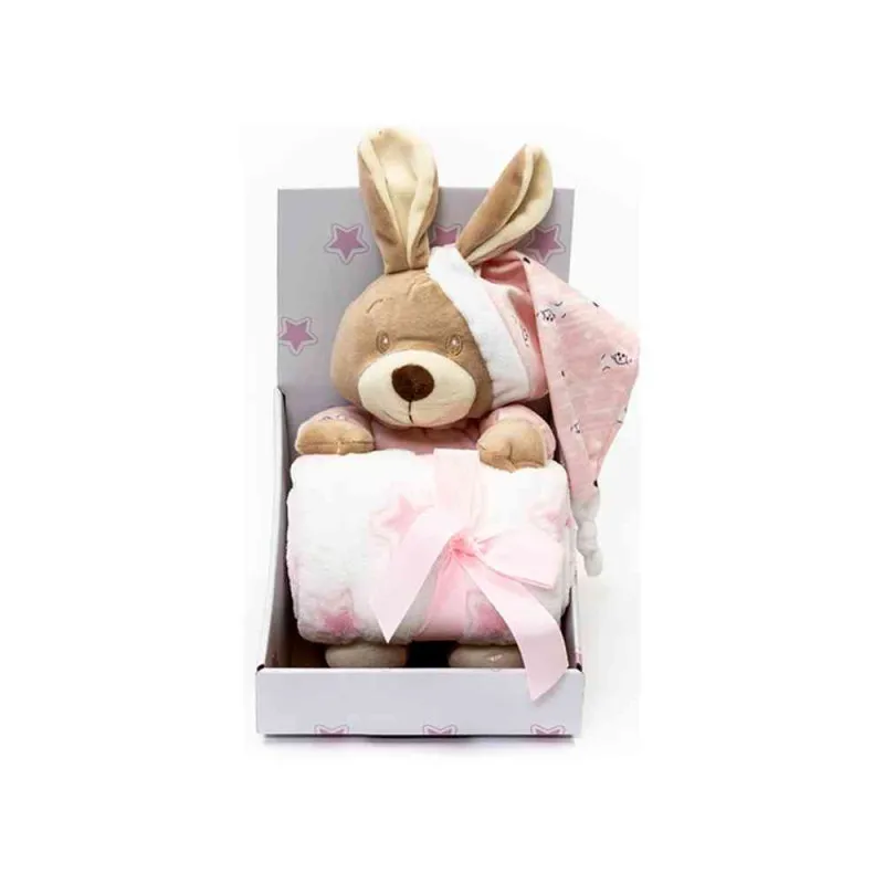 BBO SET IGRACKA  I  CEBENCE SLEEPY BEAR (20TB0167) - PINK