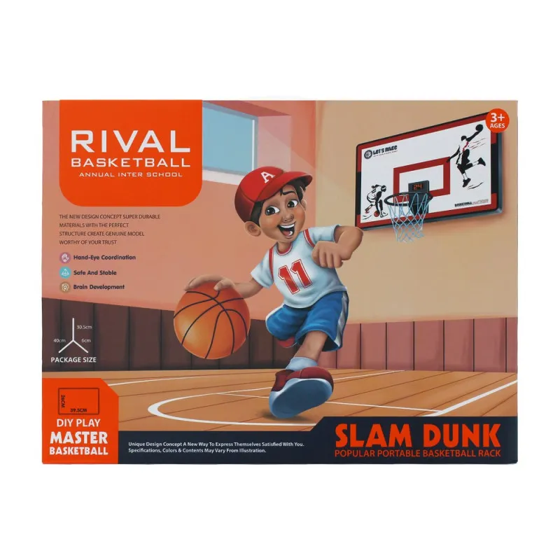 BEST LUCK MREZASTA KOSARKASKA TABLA SA 25CM ZELJEZNIM OKVIROM I BROJACEM