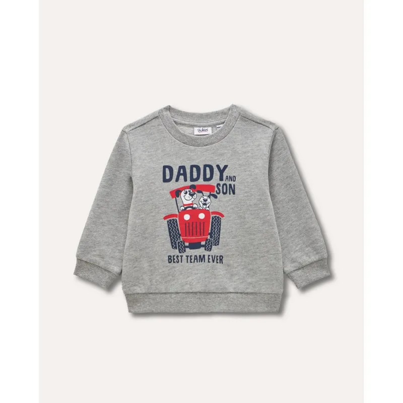 BLUKIDS DUKS MEDIUM GREY MELANGE