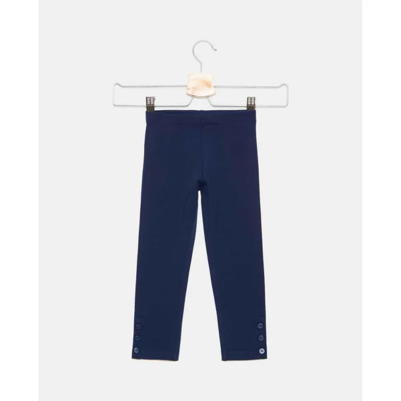 BLUKIDS HELANKE LEGGINGS SOLID ESTATE BLUE