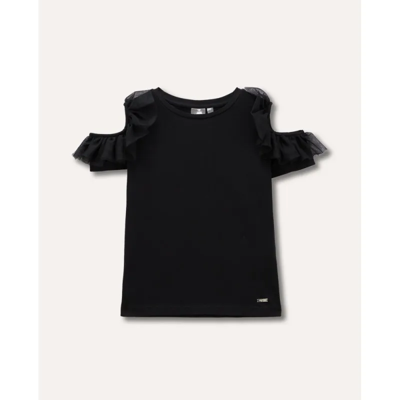 BLUKIDS MAJICA KRATAK RUKAV BLACK