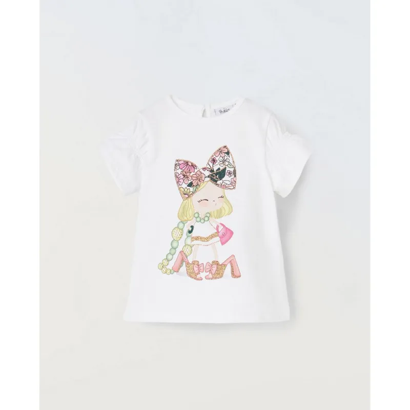 BLUKIDS MAJICA KRATAK RUKAV OPTICAL WHITE