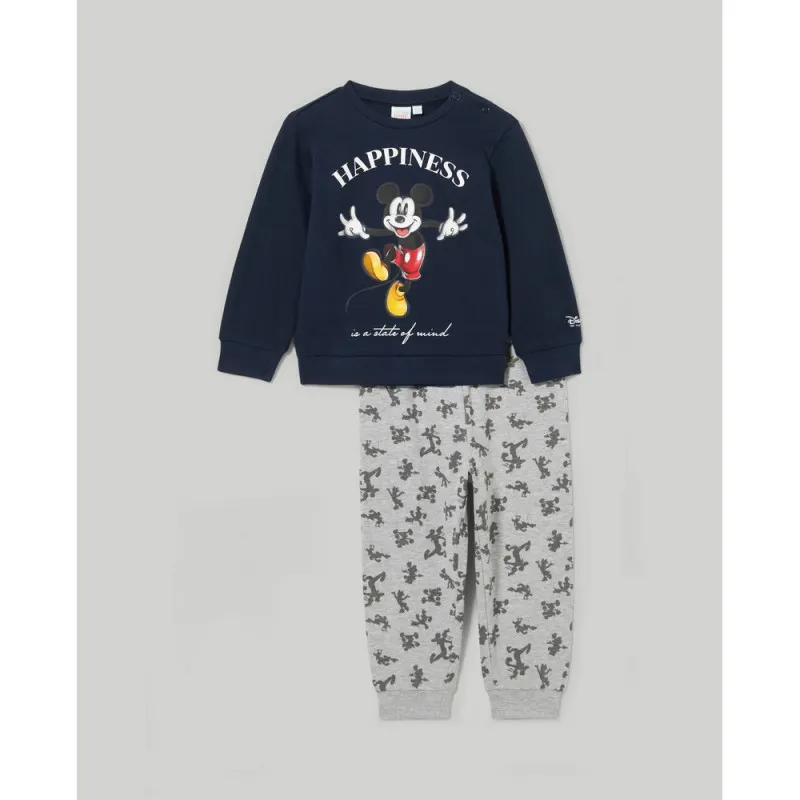 BLUKIDS PIDZAMA BLUE/GREY