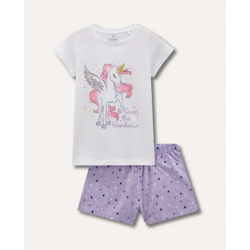 BLUKIDS PIDZAMA BRIGHT WHITE