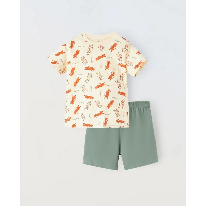 BLUKIDS PIDZAMA OFF WHITE