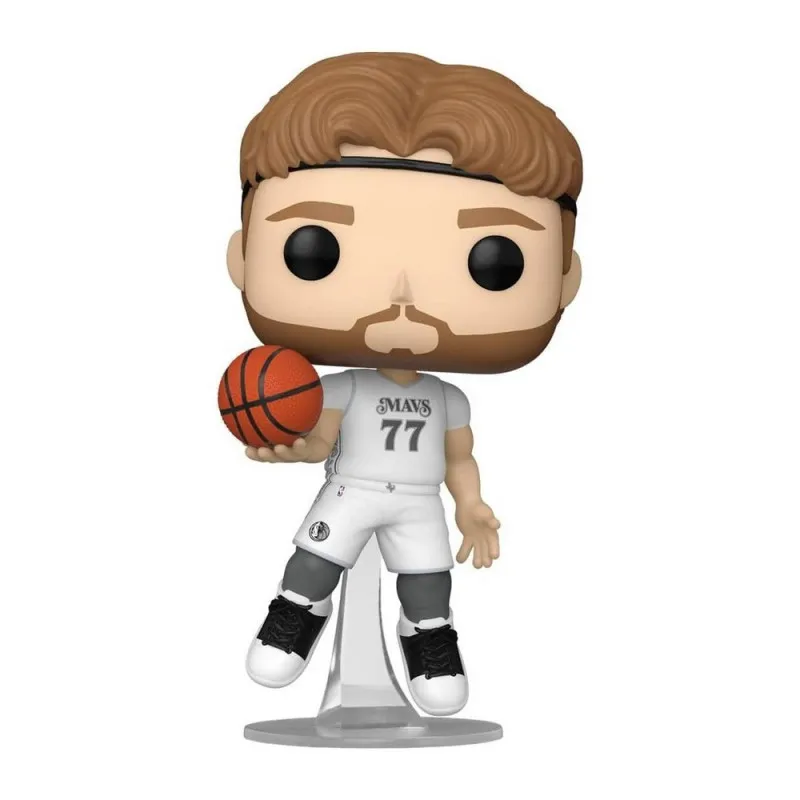 BOBBLE FIGURE BASKETBALL NBA - DALLAS MAVERICKS POP! - LUKA DONCIC #204 (CITY ED...
