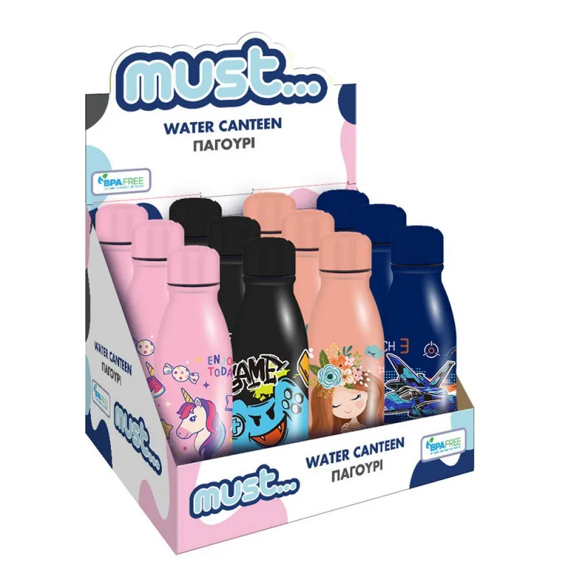 BOCA ZA VODU 550 ML MUST ASST