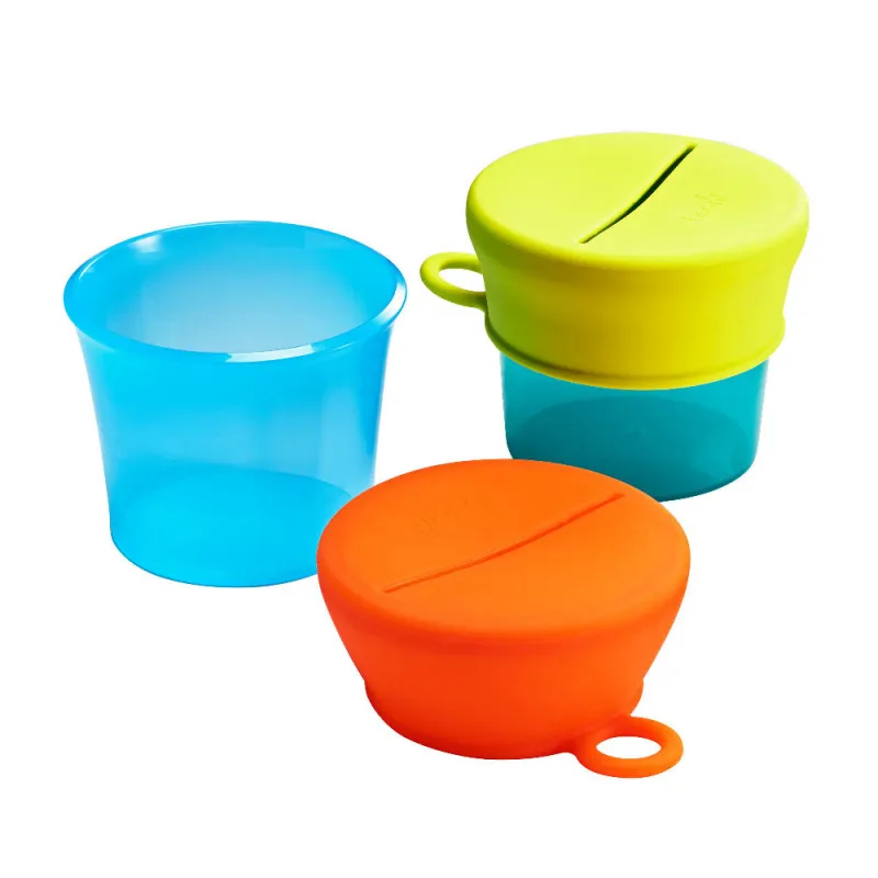 BOON POSUDE SA POKLOPCEM SET ORANGE   YELLOW